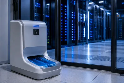 Using Shoes Cover Dispensers Inside Data Centers